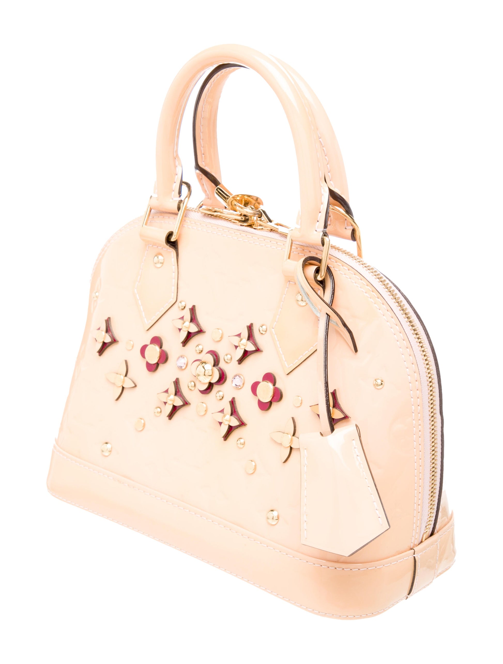 Louis Vuitton Monogram Flowers Vernis Alma BB