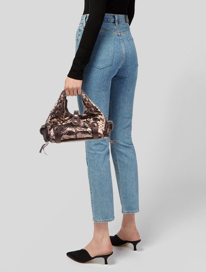 Chloé Python Silverado