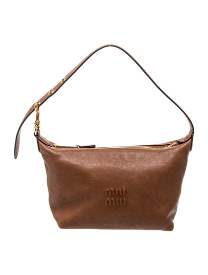 Miu Miu Leather Top Handle Bag