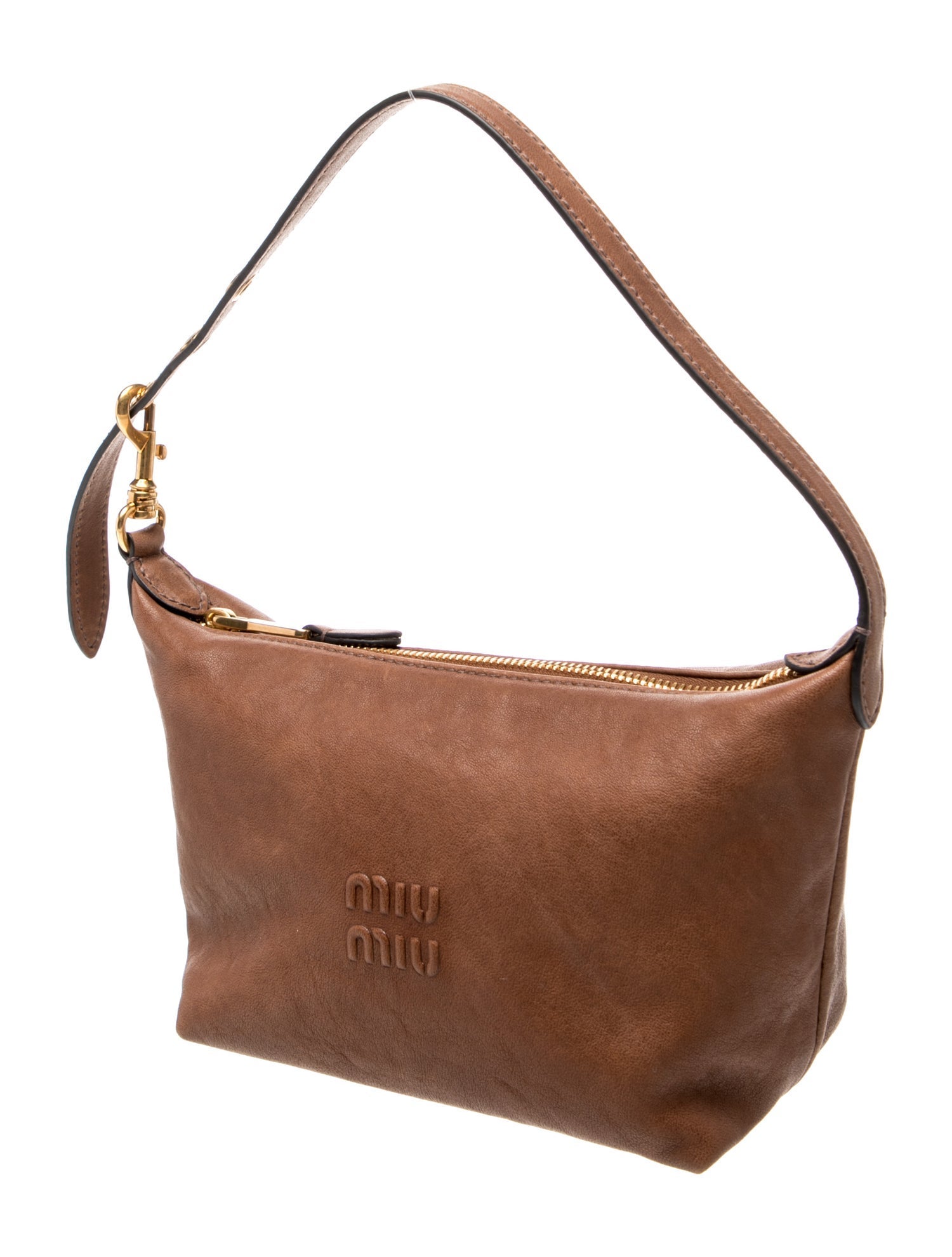 Miu Miu Leather Top Handle Bag