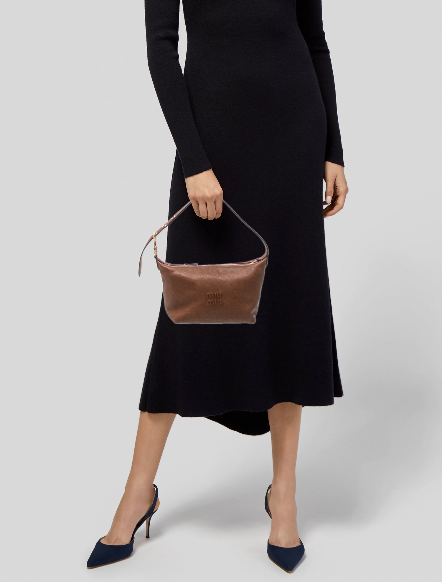 Miu Miu Leather Top Handle Bag