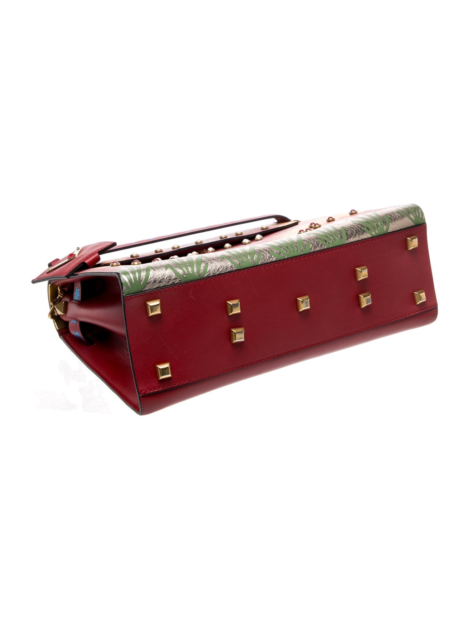 Valentino Rockstud Top Handle Bag