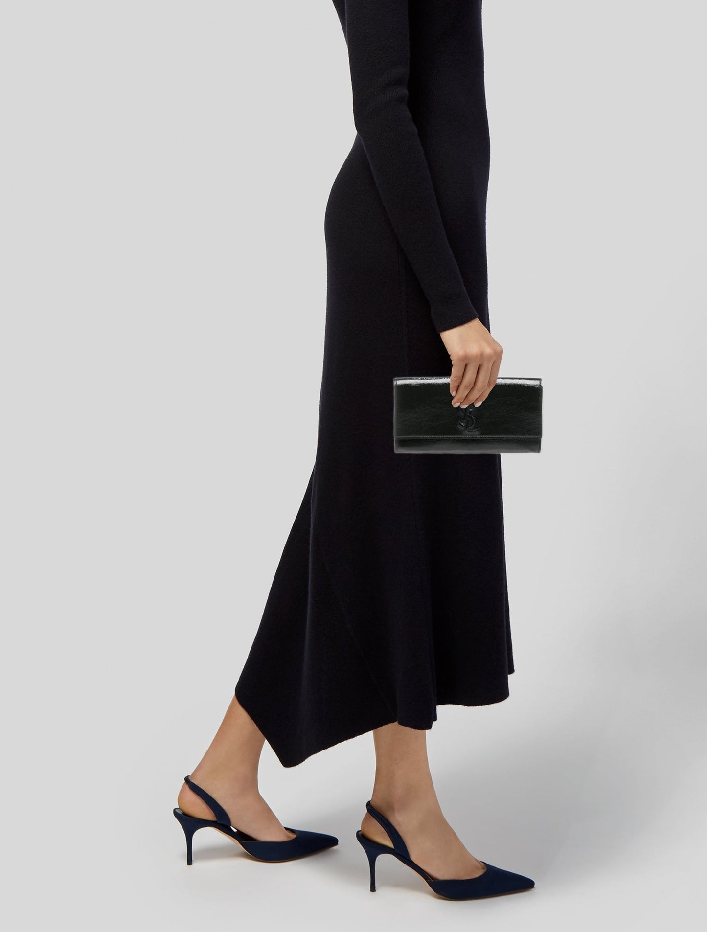 Yves Saint Laurent Patent Leather Clutch