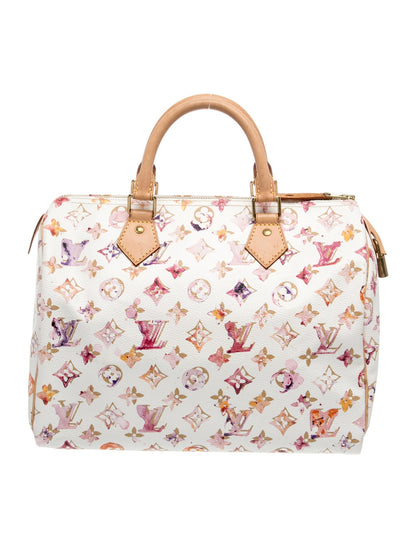 Louis Vuitton Aquarelle Monogram Speedy 35