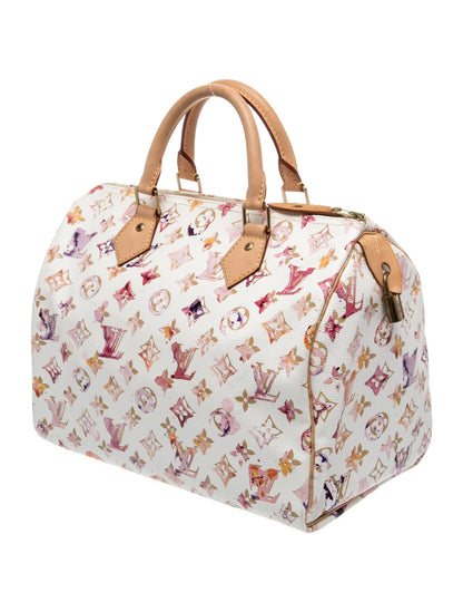 Louis Vuitton Aquarelle Monogram Speedy 35