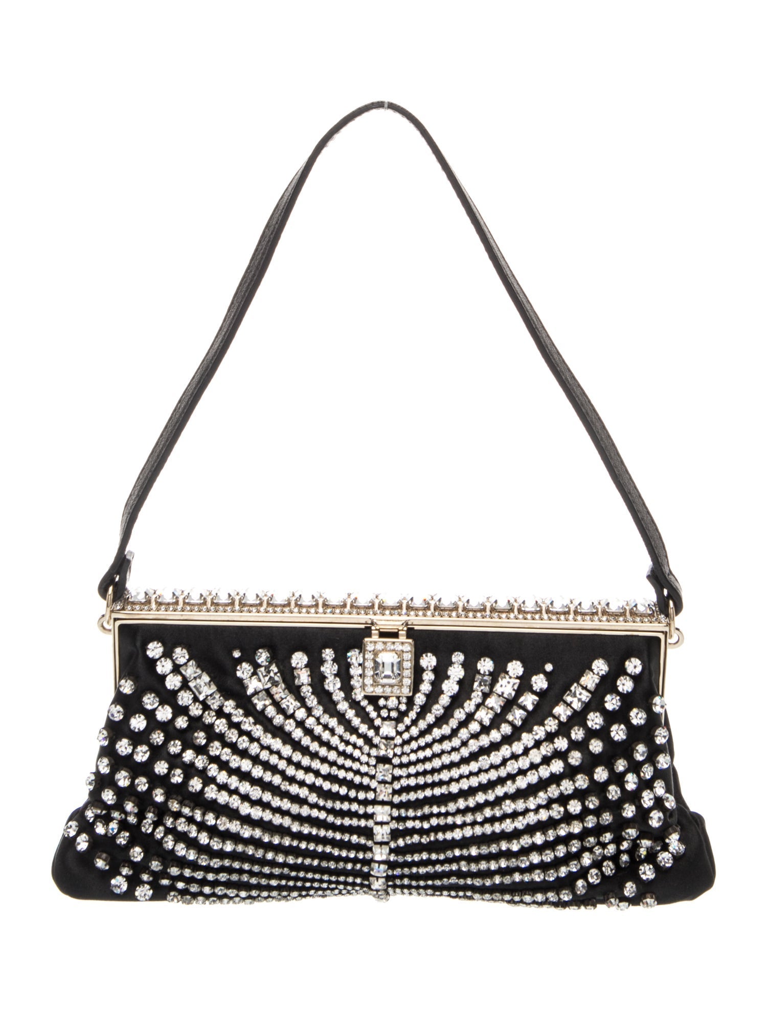 Valentino Satin Shoulder Bag Vintage