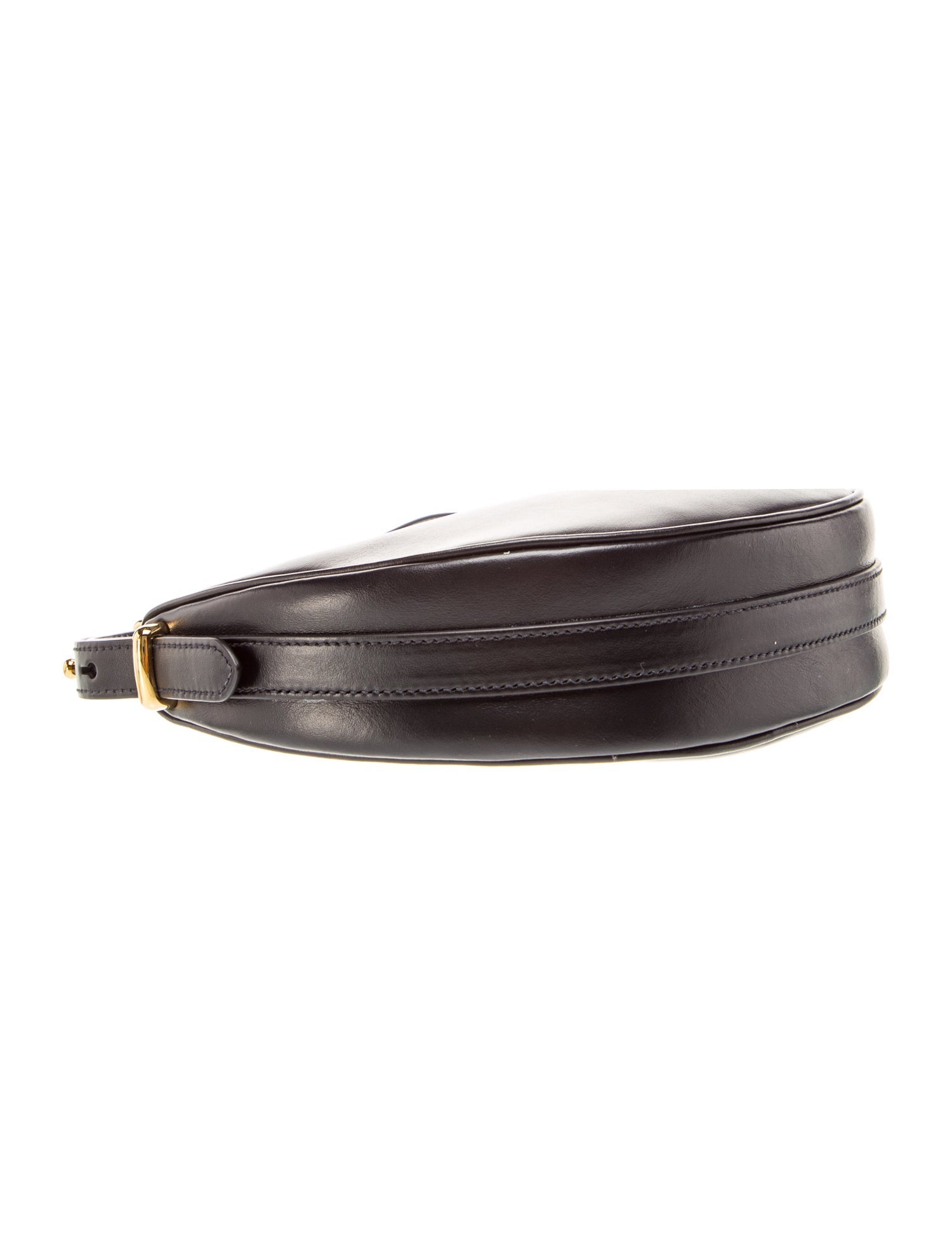 Prada Enameled Metal Triangle Arque Small