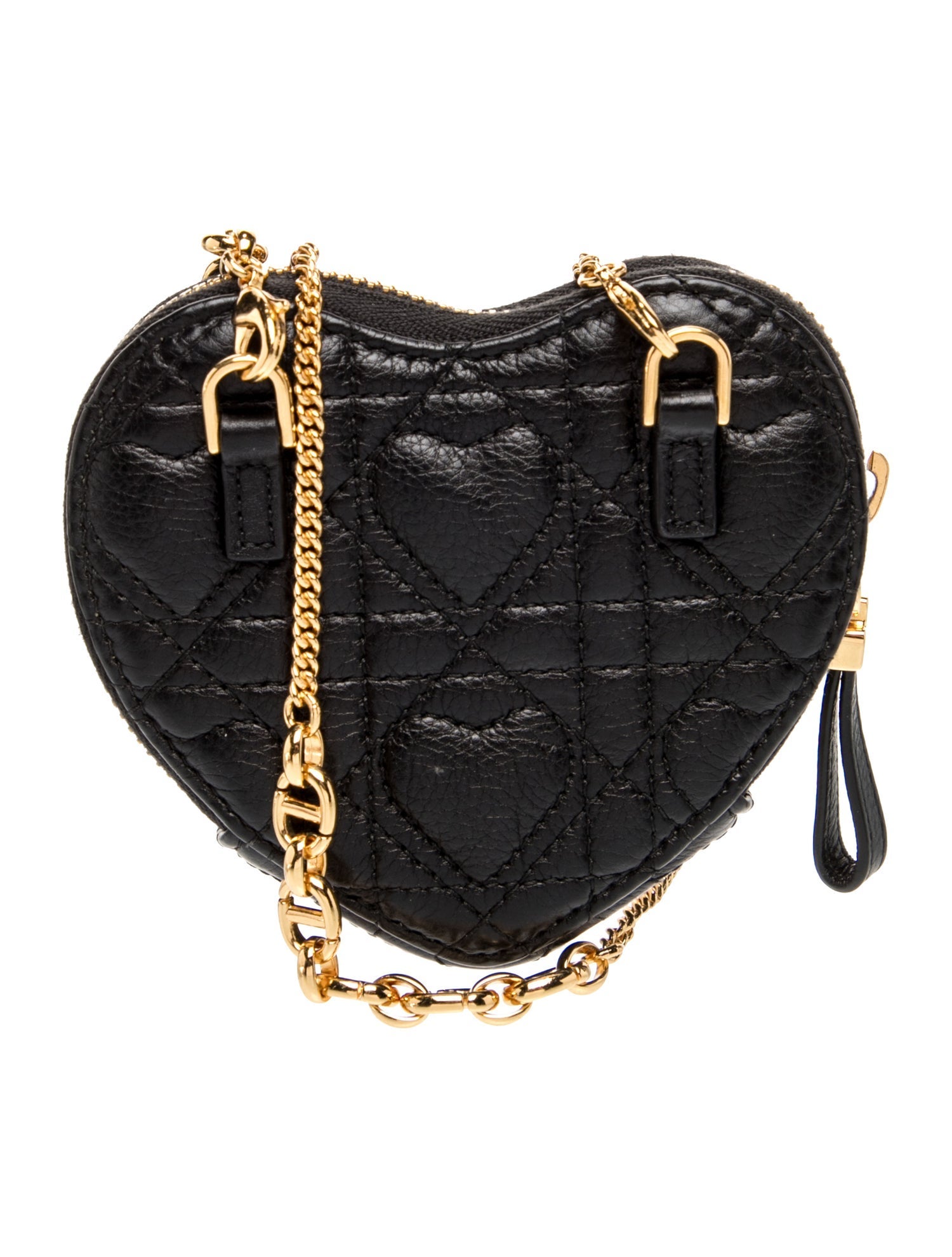 Christian Dior Leather Le Coeur Mini