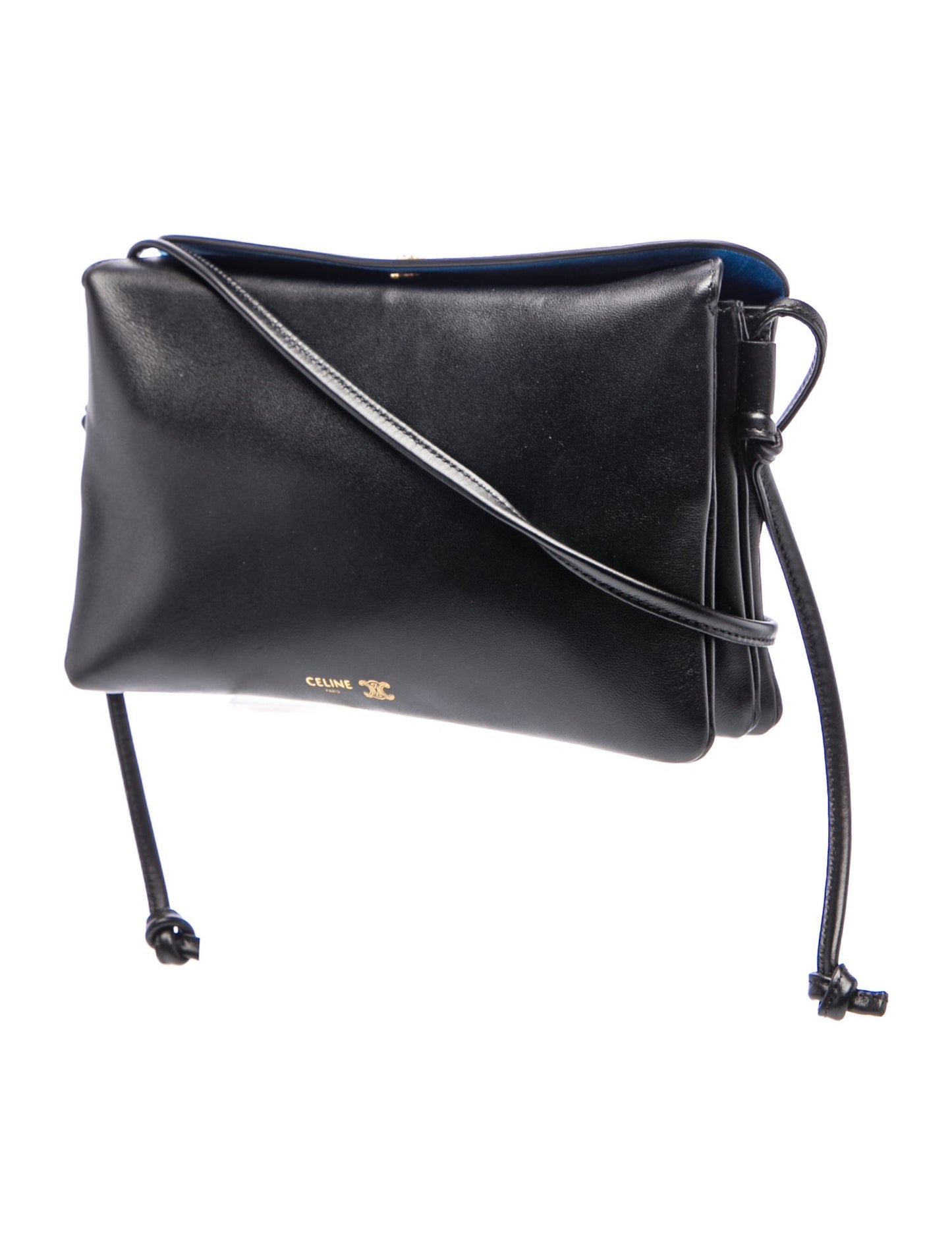 Celine Leather Trio Flap 2025