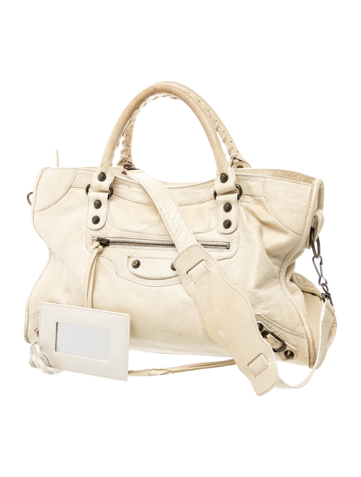 Balenciaga Leather Motocross Classic City