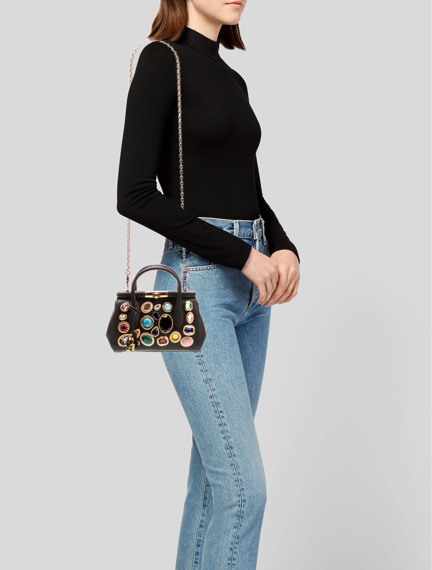 Dolce & Gabbana Leather Marlene Small