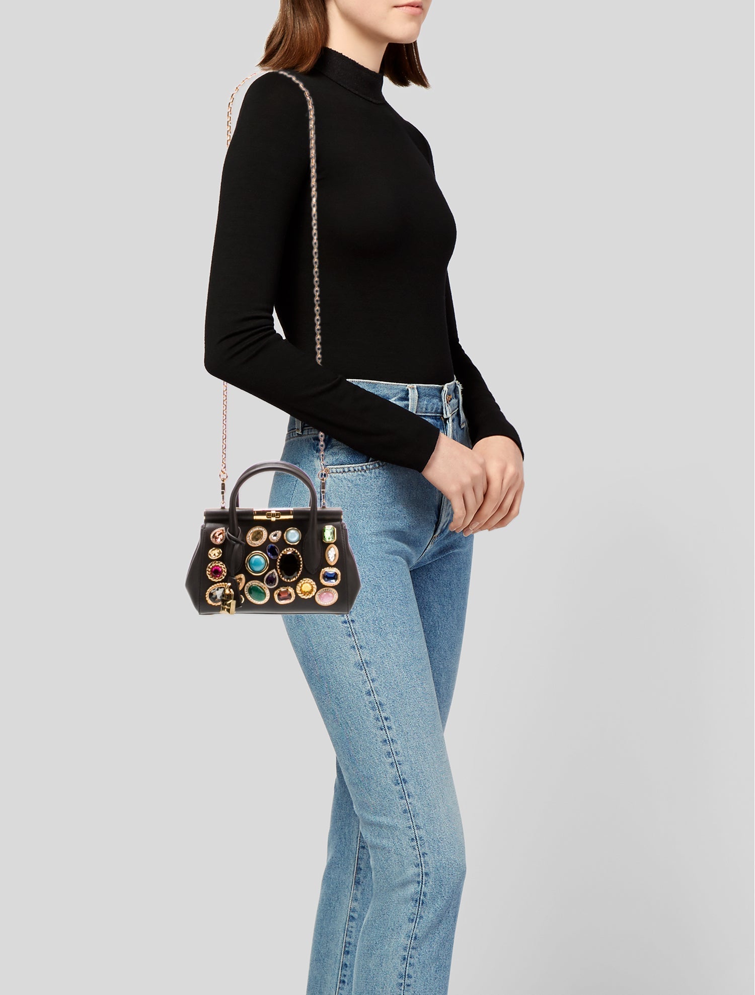 Dolce & Gabbana Leather Marlene Small