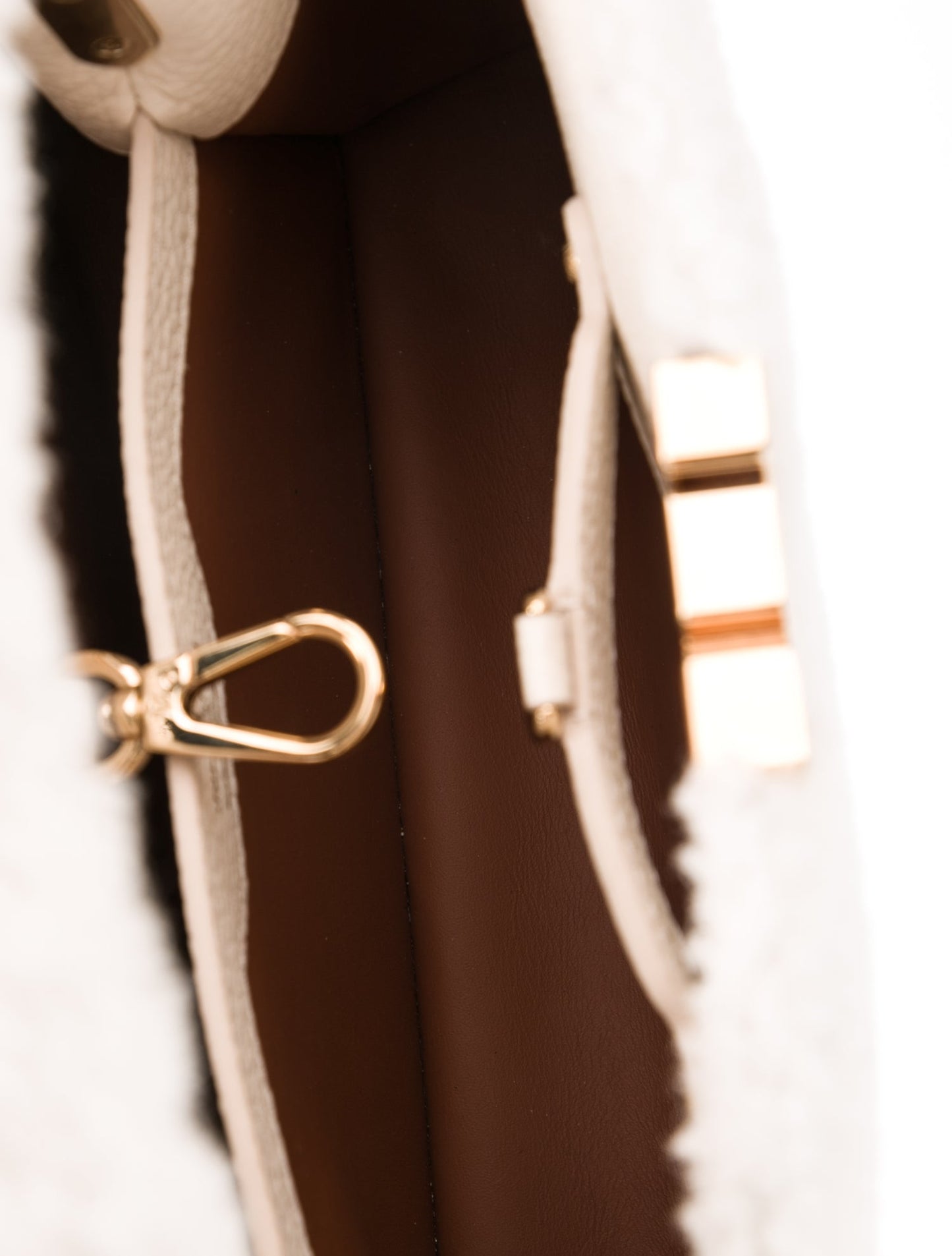 Louis Vuitton Shearling Capucines BB