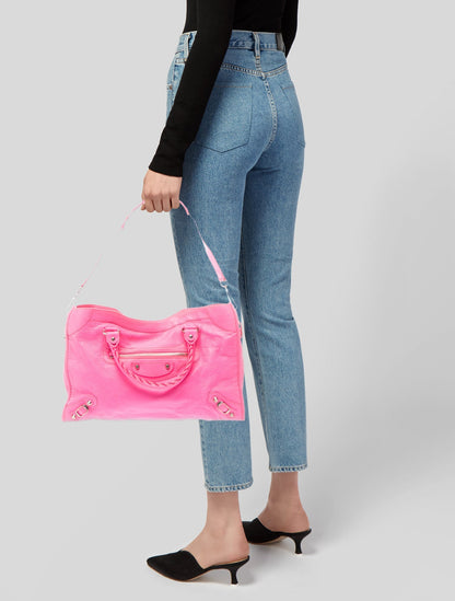 Balenciaga Leather Top Handle Bag