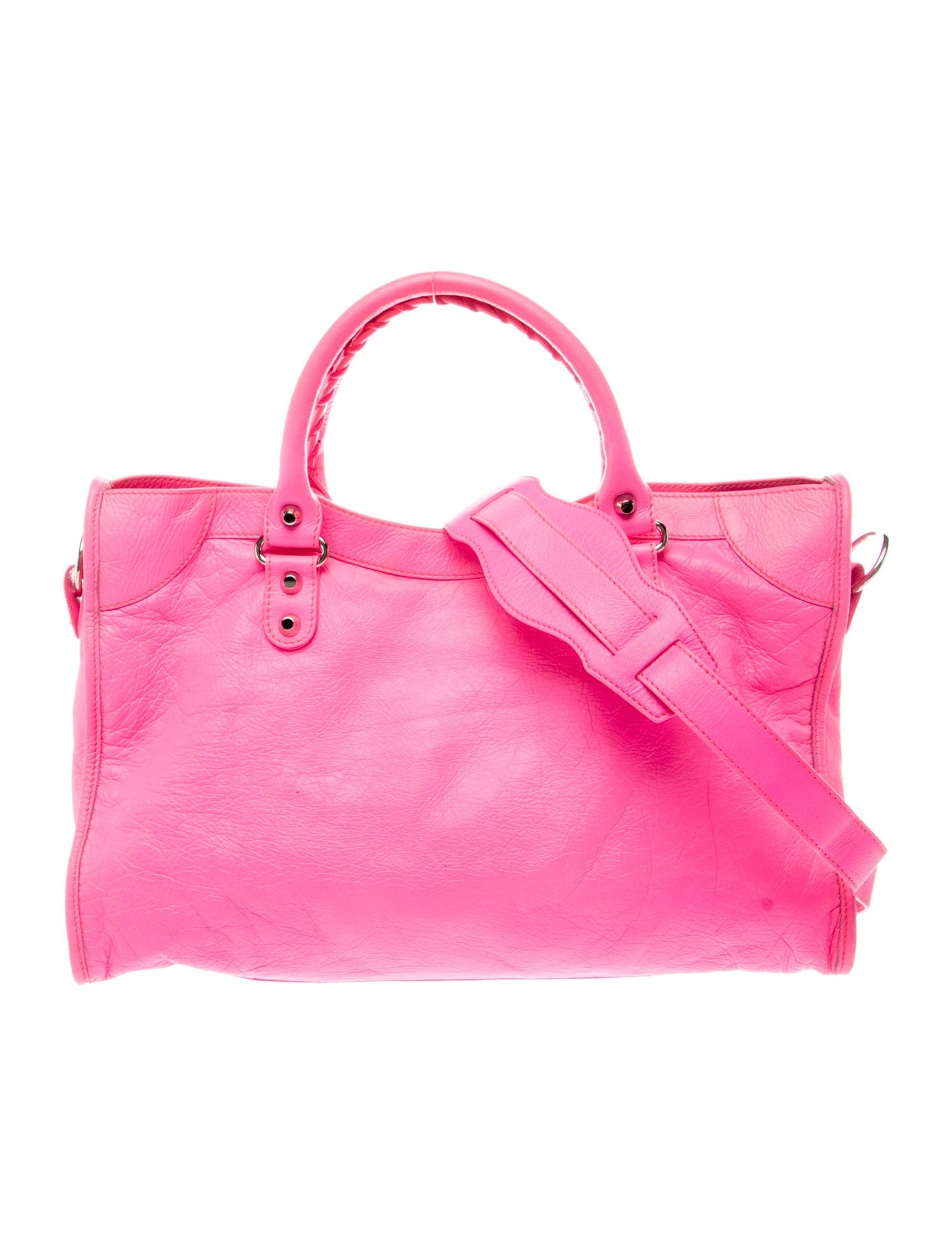 Balenciaga Leather Top Handle Bag