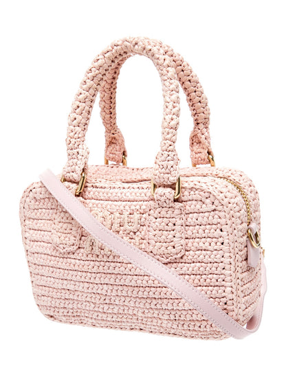 Miu Miu Raffia Raffia Handbag