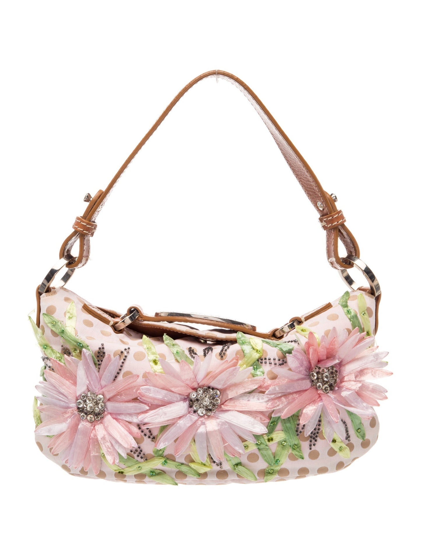 Valentino Canvas Top Handle Bag