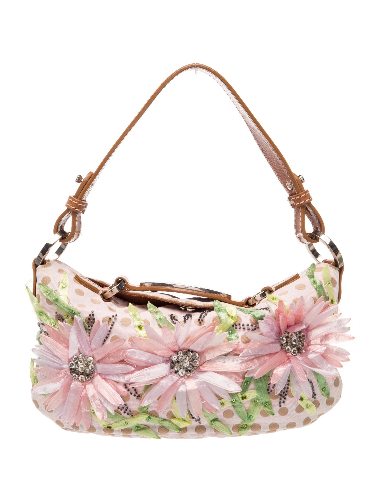 Valentino Canvas Top Handle Bag