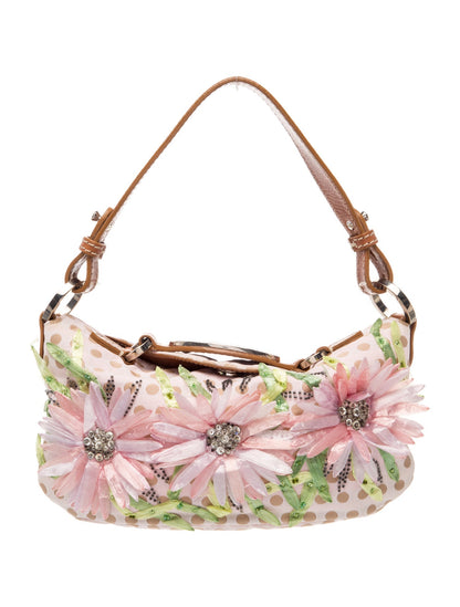 Valentino Canvas Top Handle Bag