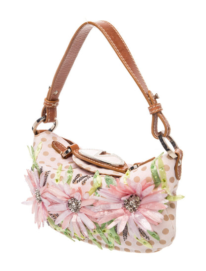 Valentino Canvas Top Handle Bag