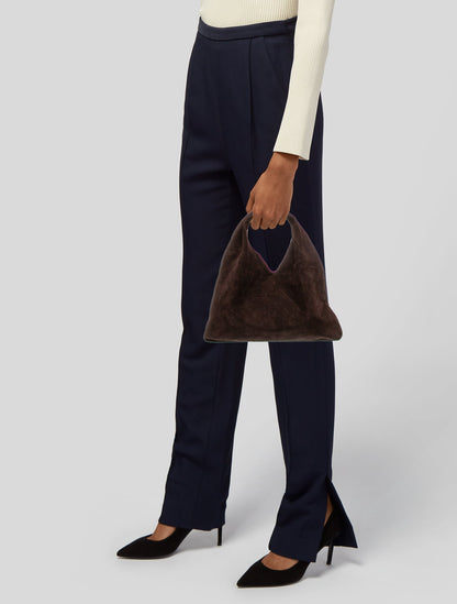 The Row Suede Small Bindle