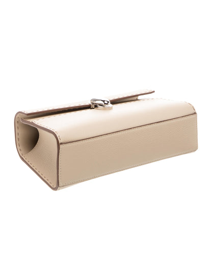 Savette Leather Top Handle Bag