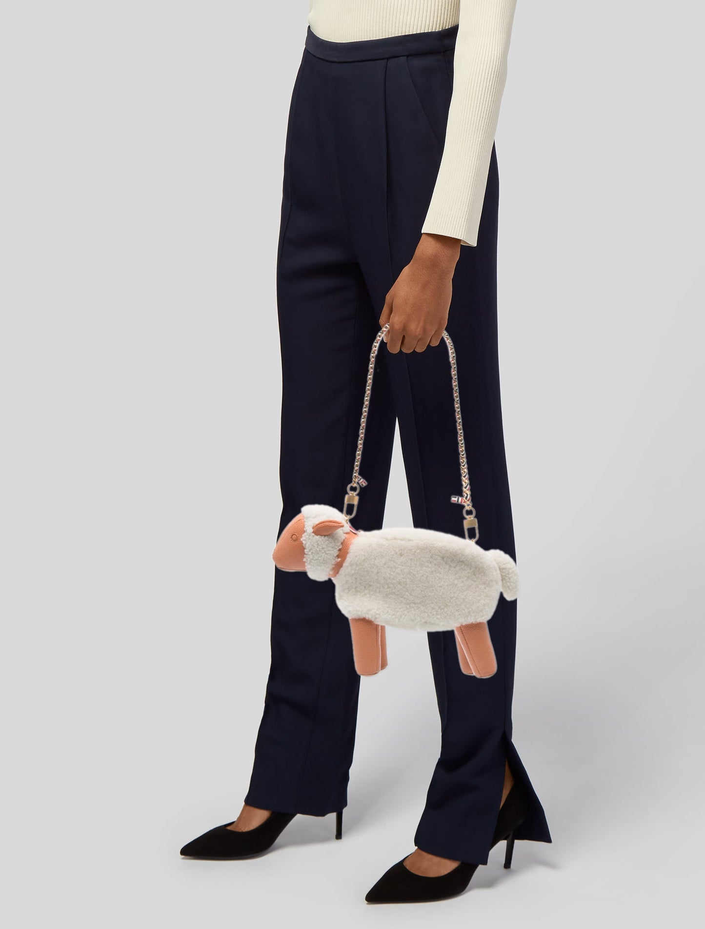 Thom Browne Leather Shoulder Bag