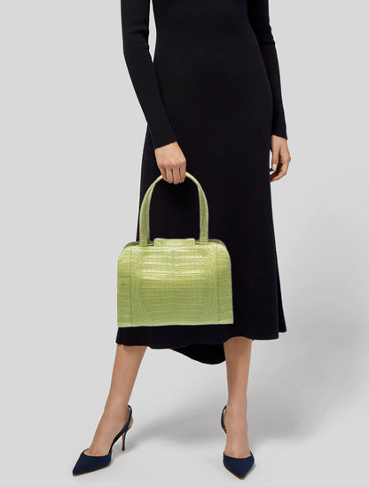 Nancy Gonzalez Crocodile Top Handle Bag w/ Tags