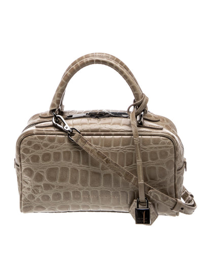 Brunello Cucinelli Embossed Leather Top Handle Bag w/ Tags