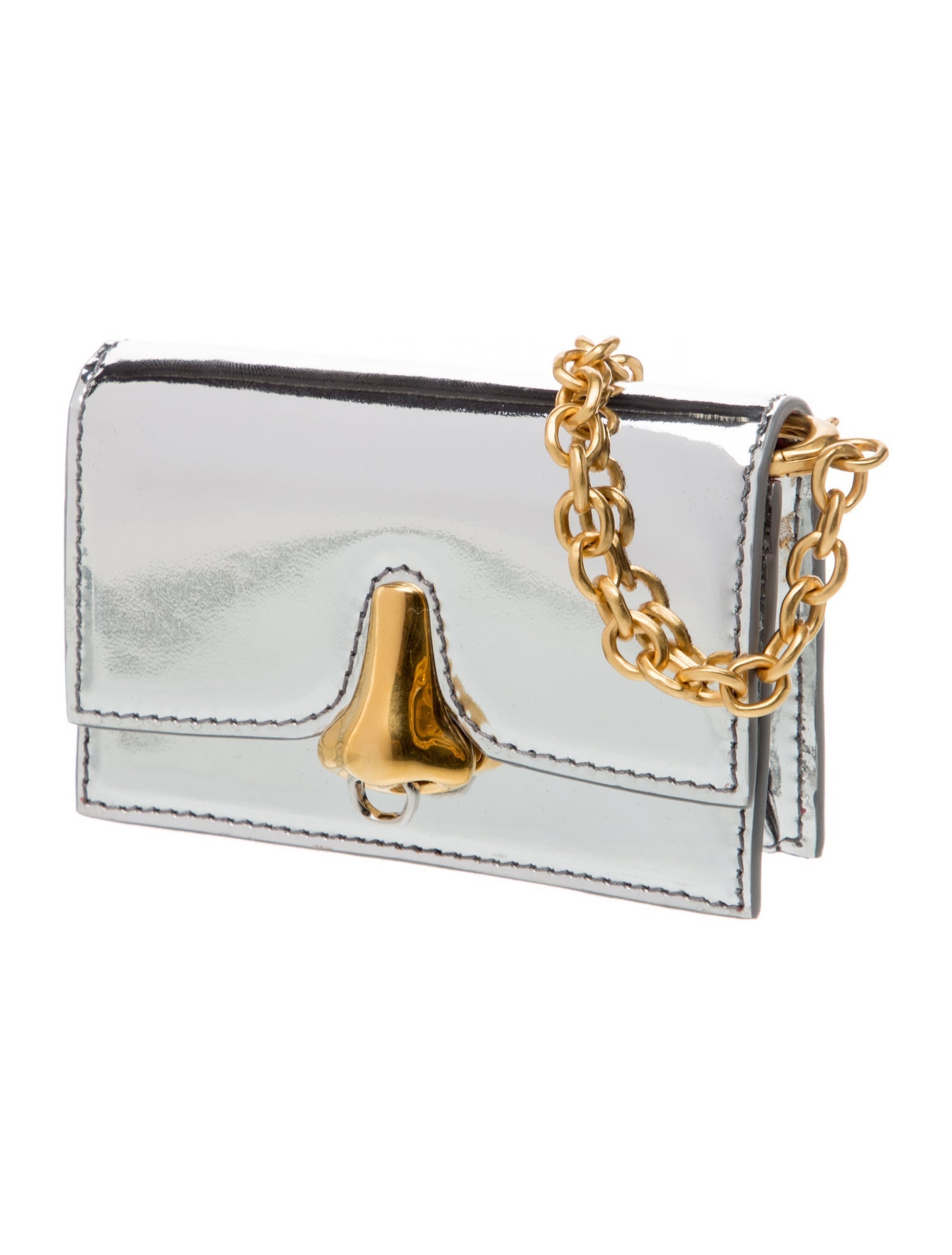 Schiaparelli Patent Leather Shoulder Bag