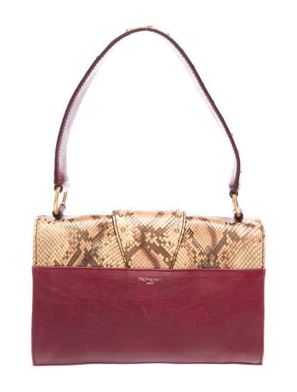 Yves Saint Laurent Python Top Handle Bag
