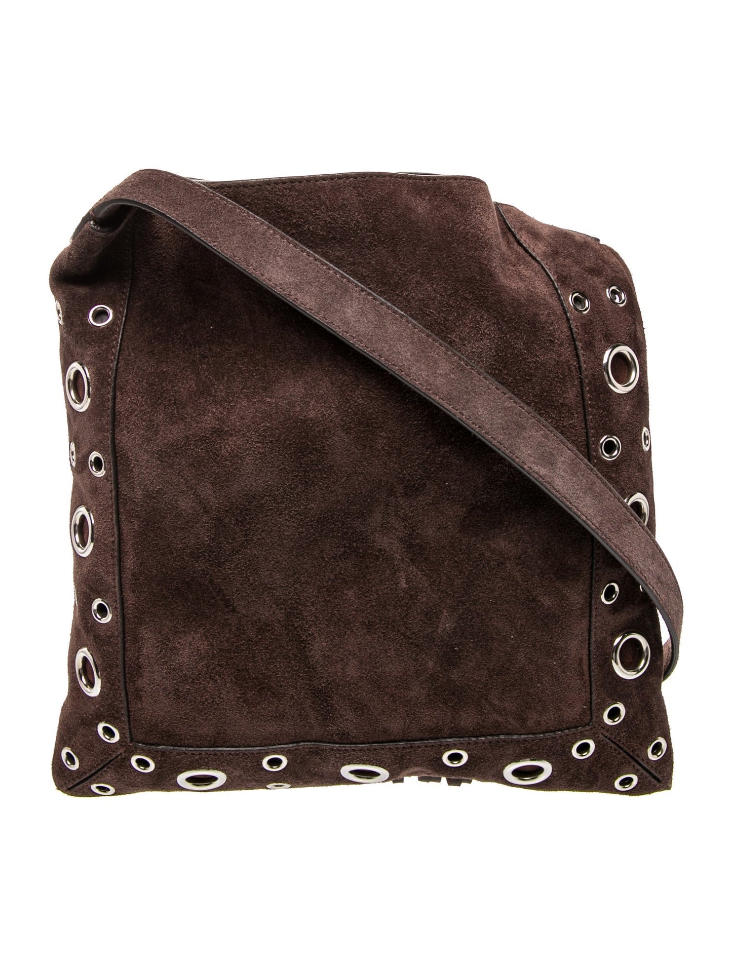 Valentino Suede Nellcôte Shoulder Bag Medium