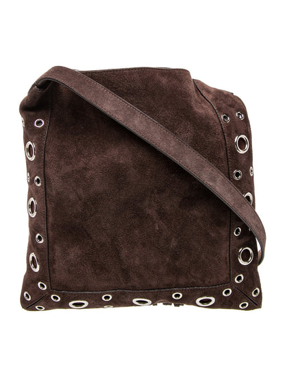 Valentino Suede Nellcôte Shoulder Bag Medium