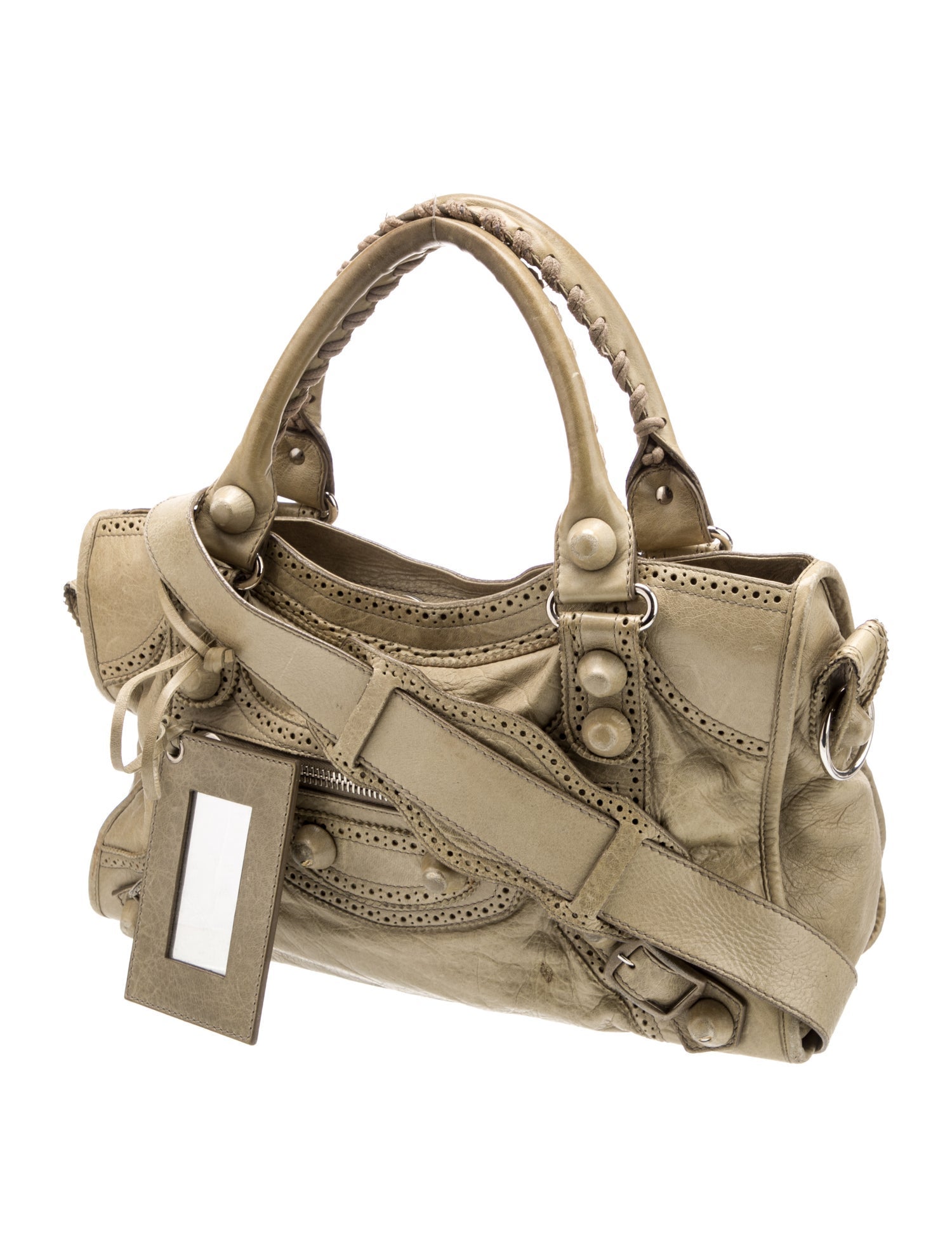 Balenciaga Leather Motocross Classic City