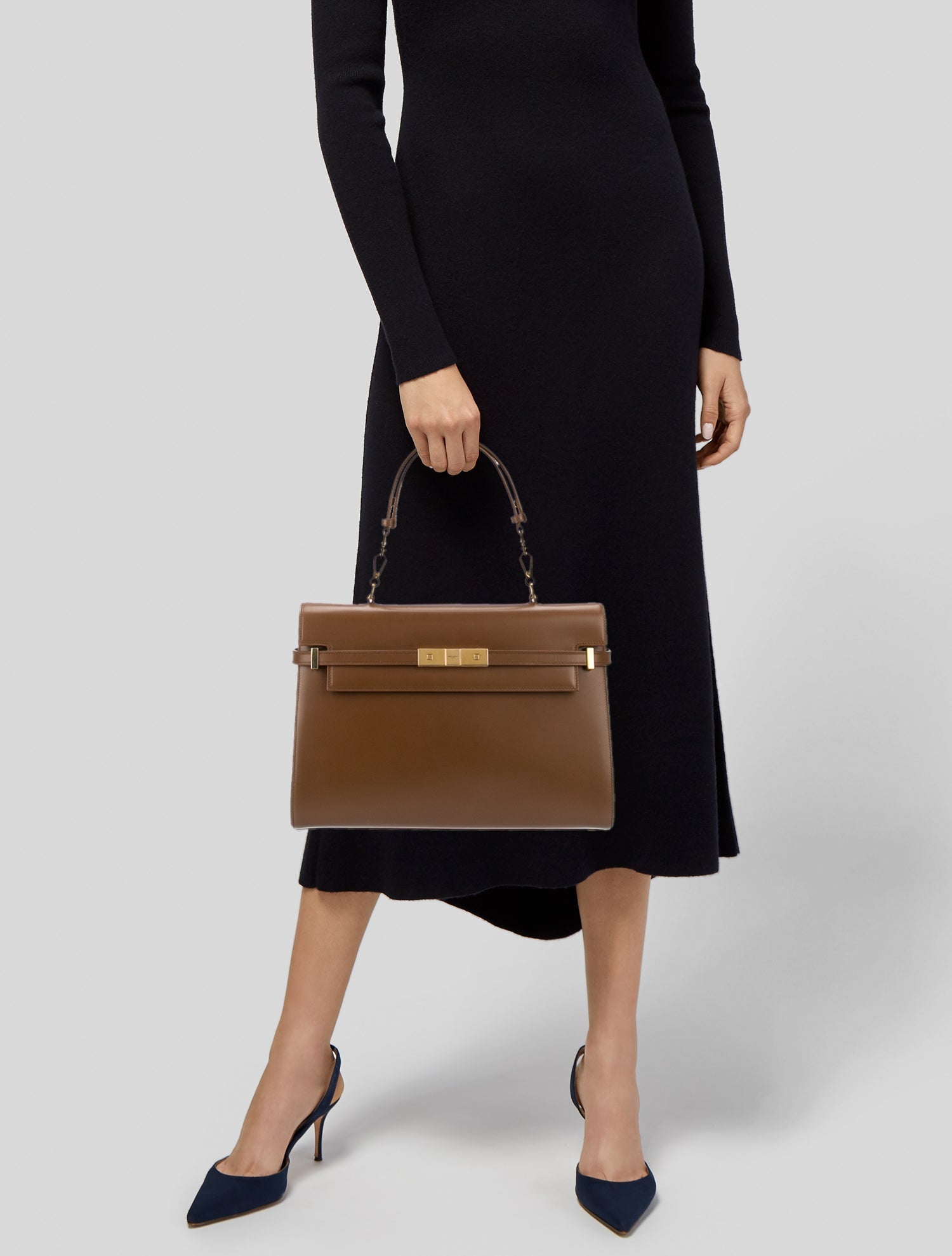 Saint Laurent Leather Manhattan 2023