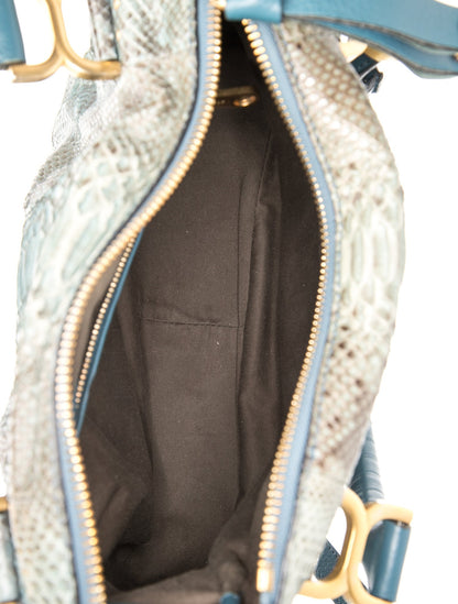 Chloé Embossed Leather Marcie Shoulder Bag