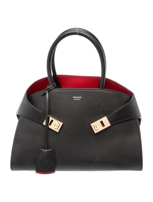 Ferragamo Leather Hug tote bag Small