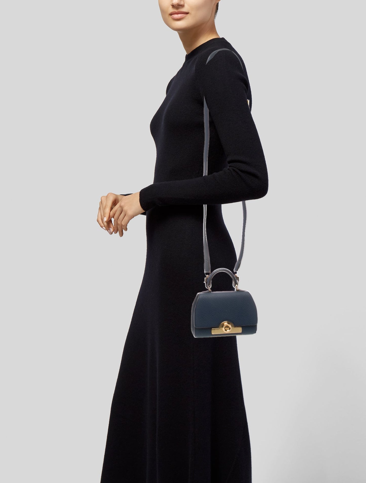 Moynat Leather Rejane Nano