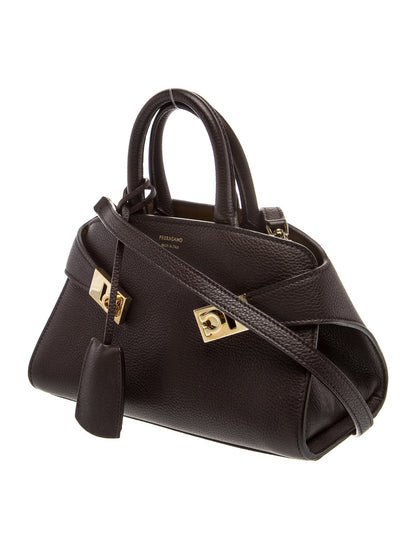 Salvatore Ferragamo Leather Ferragamo Hug Small