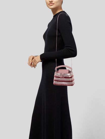 Louis Vuitton Taurillon Leather Capucines Mini