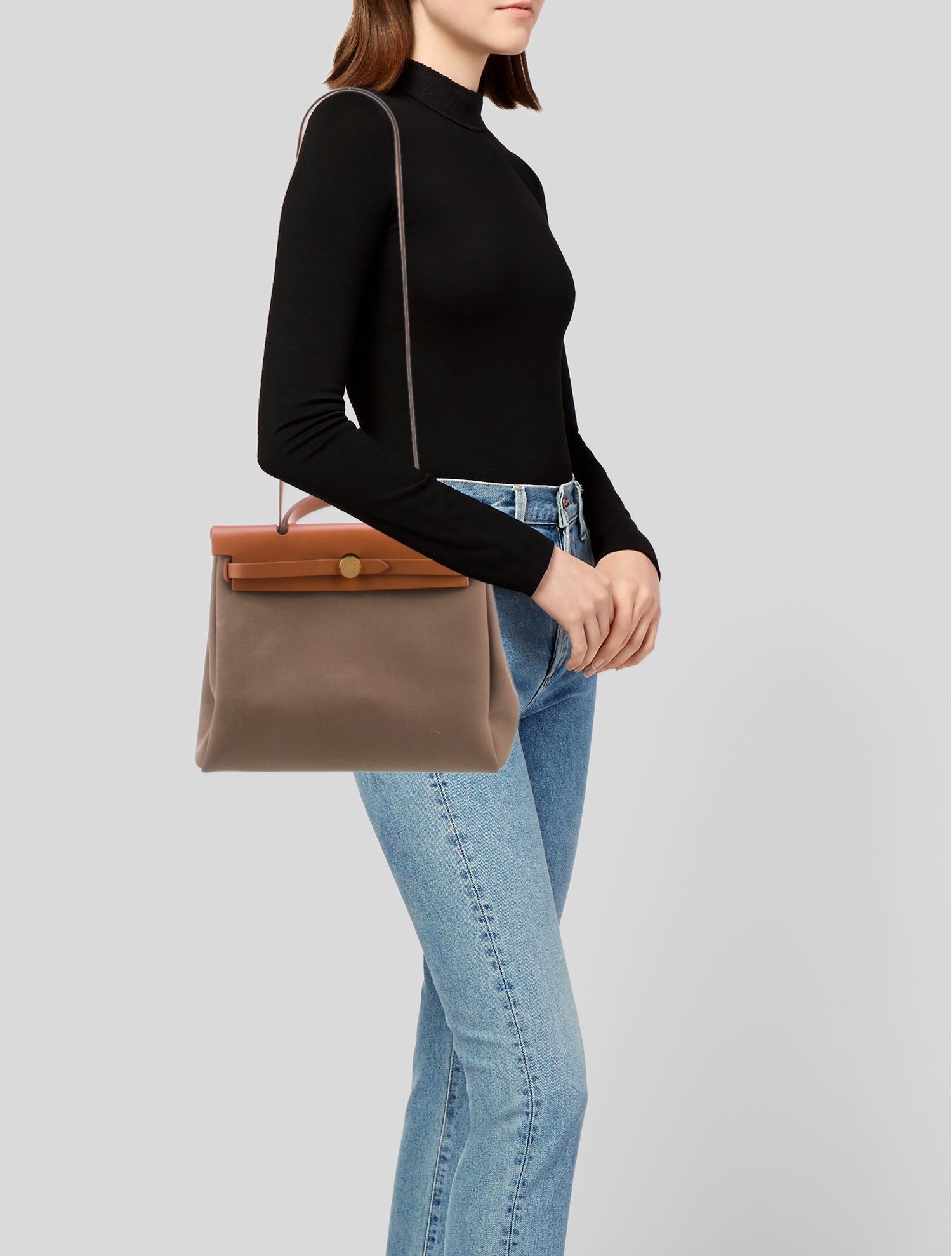Hermès Toile Herbag Zip 31