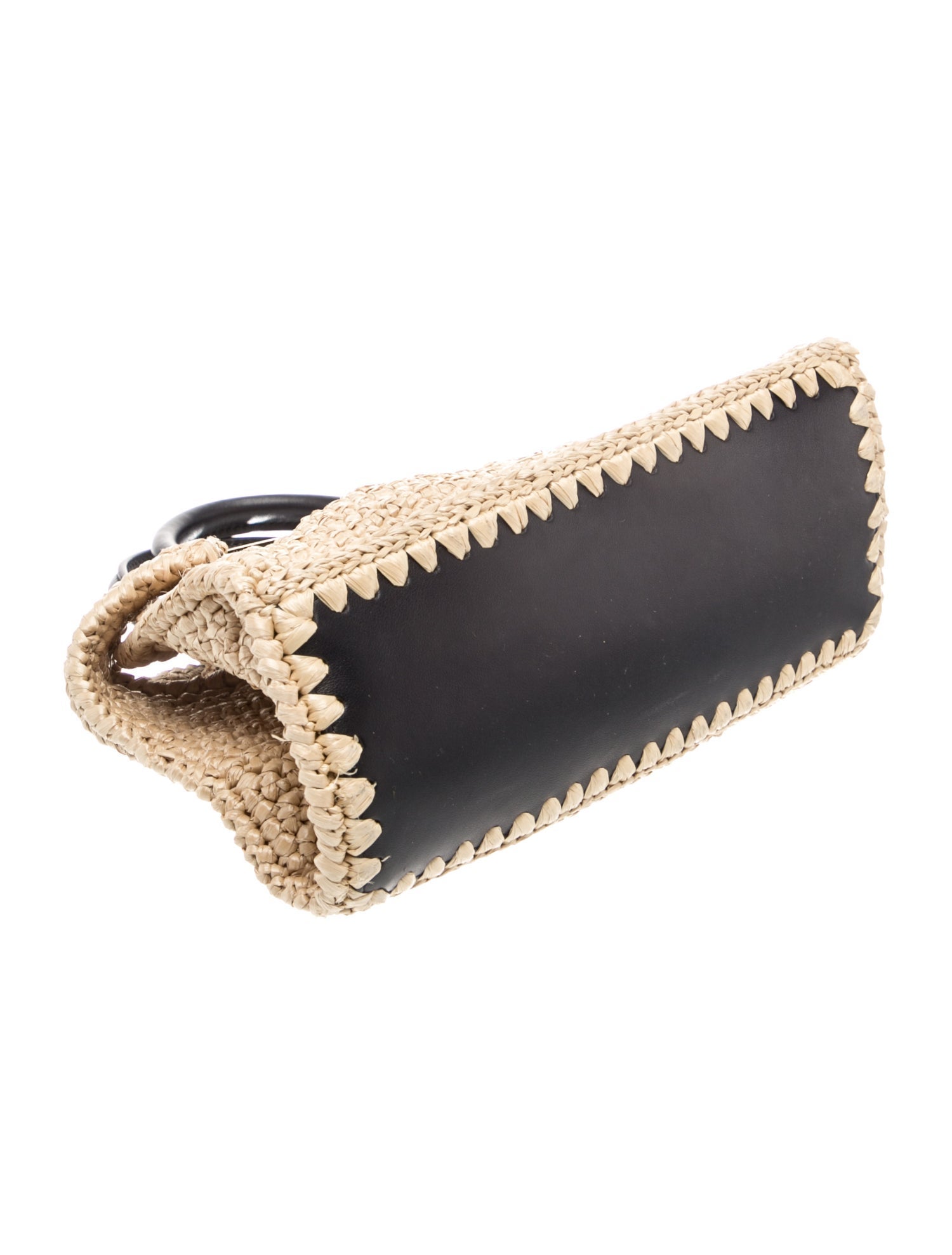 Salvatore Ferragamo Raffia Ferragamo Hug Mini