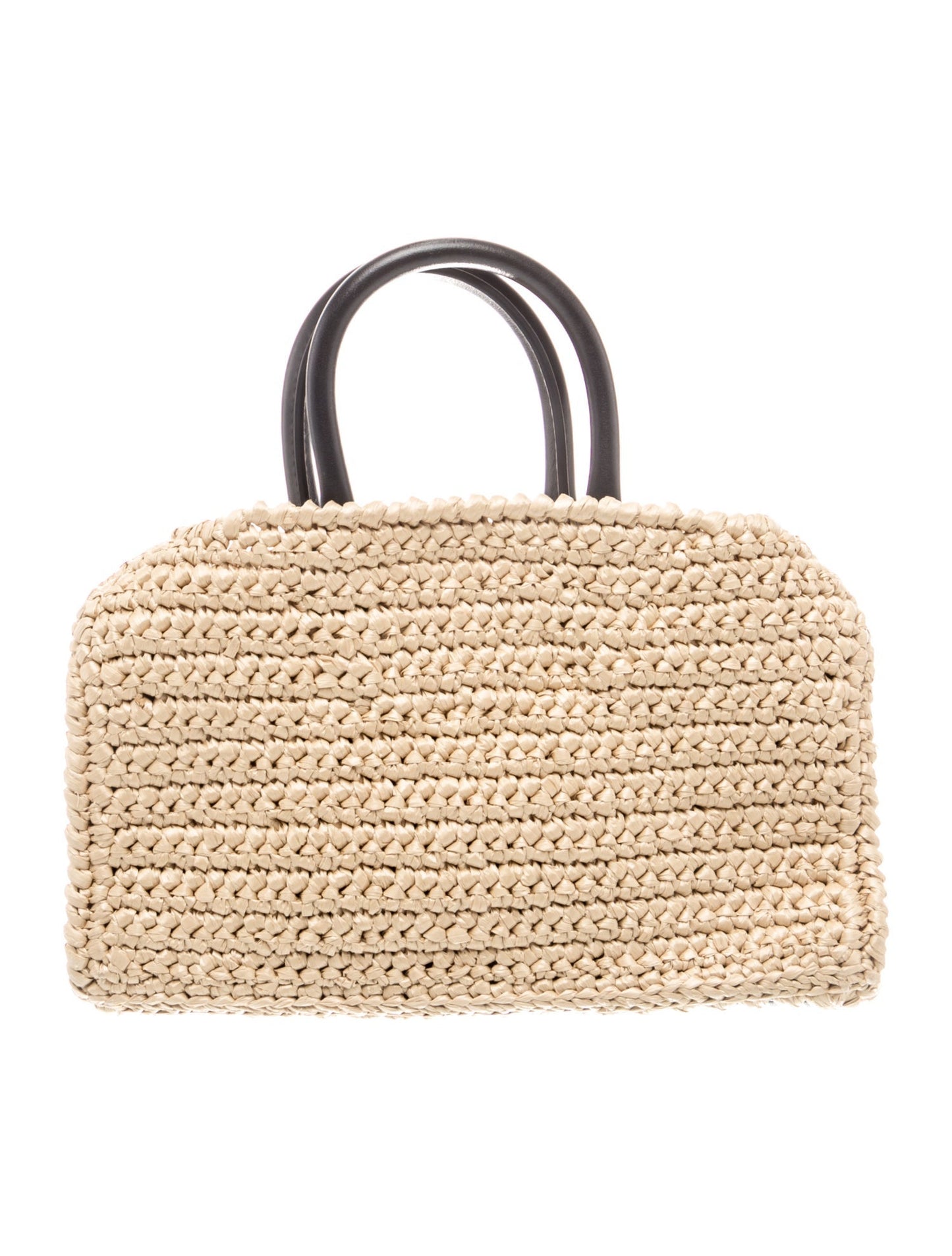 Salvatore Ferragamo Raffia Ferragamo Hug Mini