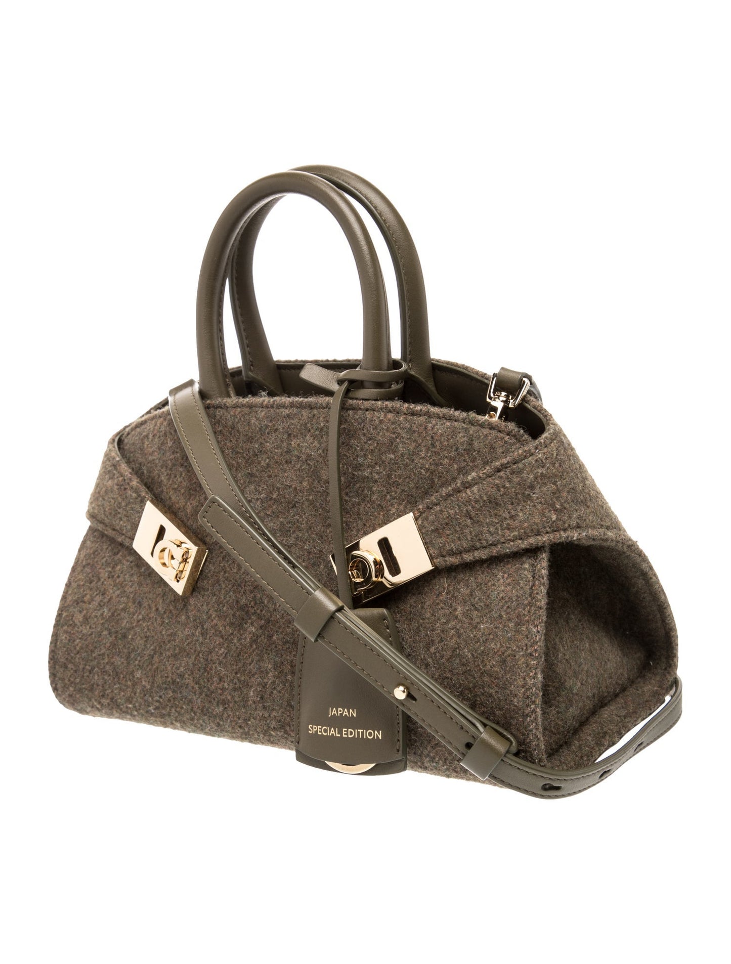 Ferragamo Wool Hug Mini Handbag
