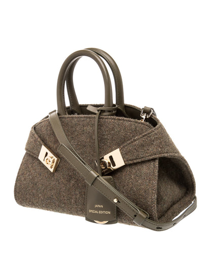 Ferragamo Wool Hug Mini Handbag