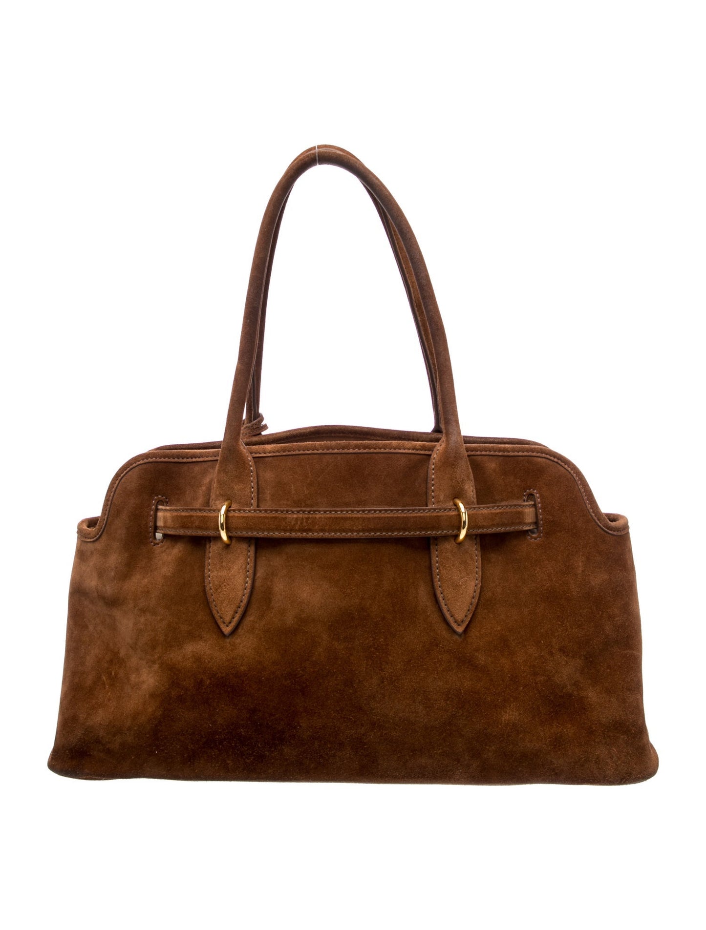 Miu Miu Suede Camoscio Large Aventure Bag