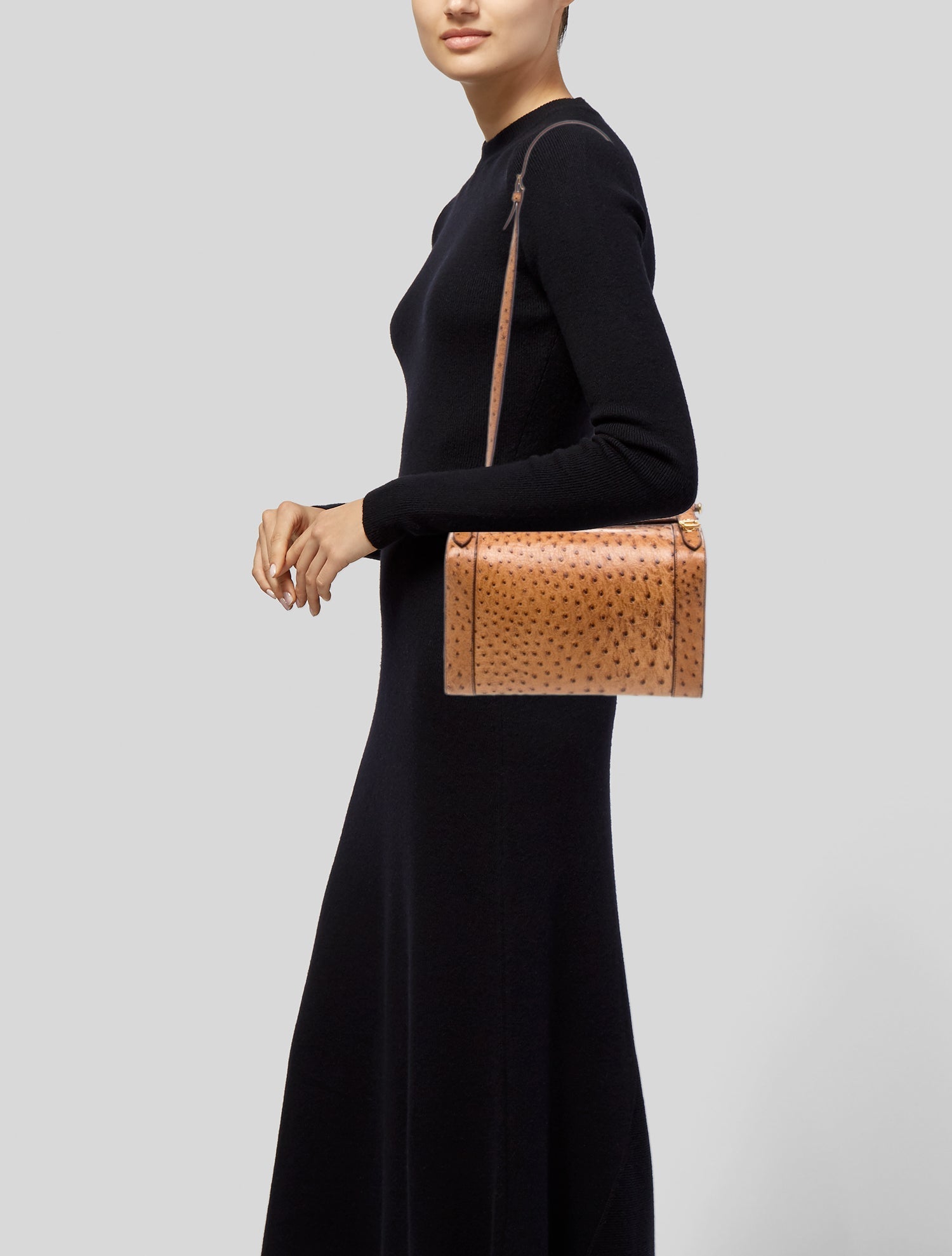 Hermès Ostrich Cosmos Vanity Bag