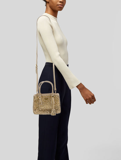 Prada Crystal Galleria Tote