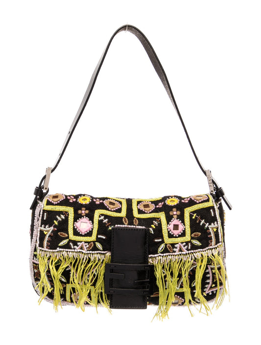 Fendi Canvas Baguette