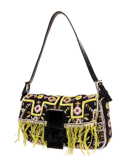 Fendi Canvas Baguette